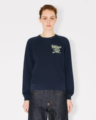 Felpa in cotone con ricamo “Kenzo Cartoon” Felpa in cotone con ricamo “Kenzo Cartoon”