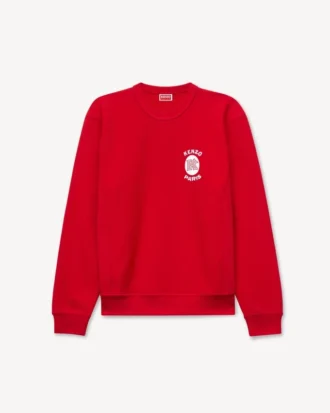 Felpa in cotone con ricamo “Kenzo Paris Emblem” Felpa in cotone con ricamo “Kenzo Paris Emblem”