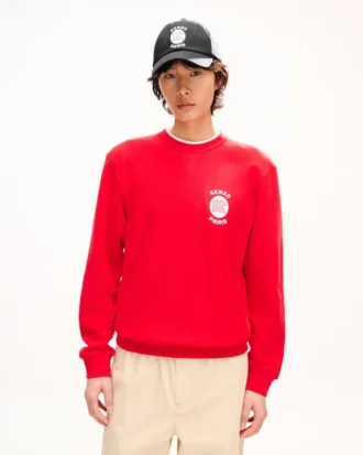 Felpa in cotone con ricamo “Kenzo Paris Emblem” Felpa in cotone con ricamo “Kenzo Paris Emblem”