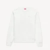 Felpa in cotone con ricamo ‘Kenzo Signature’ Felpa in cotone con ricamo ‘Kenzo Signature’