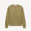 Felpa in cotone con ricamo ‘Kenzo Signature’ Felpa in cotone con ricamo ‘Kenzo Signature’