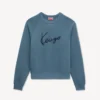 Felpa in cotone con ricamo ‘Kenzo Signature’ Felpa in cotone con ricamo ‘Kenzo Signature’