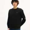 Felpa in cotone con ricamo ‘Kenzo Signature’