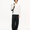 Felpa in cotone con ricamo ‘Kenzo Signature’ Felpa in cotone con ricamo ‘Kenzo Signature’