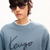 Felpa in cotone con ricamo ‘Kenzo Signature’ Felpa in cotone con ricamo ‘Kenzo Signature’