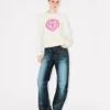Felpa “Kenzo Boke Heart” in cotone Felpa “Kenzo Boke Heart” in cotone