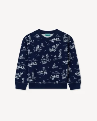 Felpa “Kenzo Garden” in French Terry