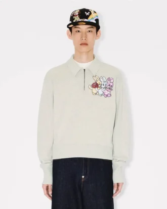 Felpa polo ‘Kenzo Cartoon’ in cotone