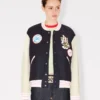 Giacca blouson oversize “Kenzo Badges” in lana Giacca blouson oversize “Kenzo Badges” in lana