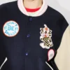 Giacca blouson oversize “Kenzo Badges” in lana Giacca blouson oversize “Kenzo Badges” in lana