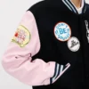 Giacca college ricamata con “Kenzo Badges” in lana Giacca college ricamata con “Kenzo Badges” in lana