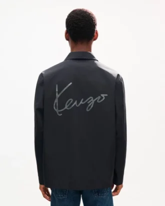 giacca da allenamento leggera kenzo signature in cotone e nylon 1 330x413 - Giacca da allenamento leggera "Kenzo Signature" in cotone e nylon