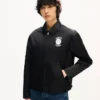 Giacca da allenatore con zip “Kenzo Paris Emblem” in nylon rivestito Giacca da allenatore con zip “Kenzo Paris Emblem” in nylon rivestito
