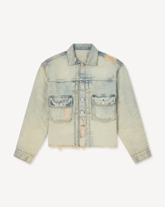 Giacca da camionista in denim giapponese Giacca da camionista in denim giapponese