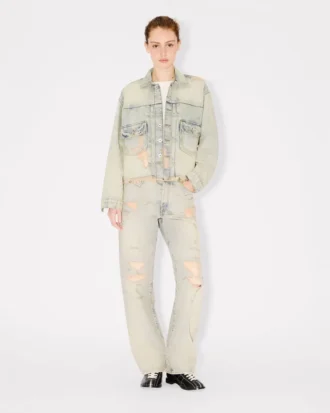 Giacca da camionista in denim giapponese Giacca da camionista in denim giapponese