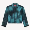 Giacca da camionista oversize ‘Kenzo Boke Heart’ in denim giapponese Giacca da camionista oversize ‘Kenzo Boke Heart’ in denim giapponese