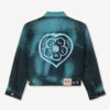 Giacca da camionista oversize ‘Kenzo Boke Heart’ in denim giapponese Giacca da camionista oversize ‘Kenzo Boke Heart’ in denim giapponese