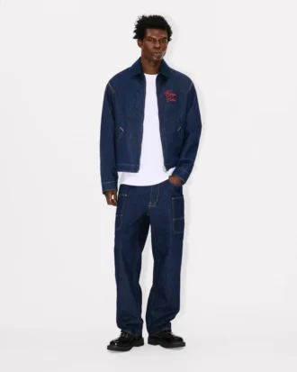 Giacca da lavoro imbottita in denim giapponese Giacca da lavoro imbottita in denim giapponese