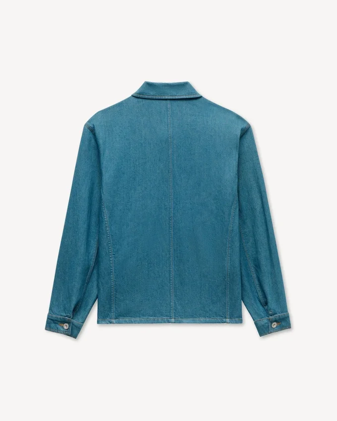 Giacca da lavoro “Kenzo Signature” in denim giapponese Giacca da lavoro “Kenzo Signature” in denim giapponese