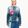 Giacca da lavoro “Kenzo Tulip” in denim giapponese Giacca da lavoro “Kenzo Tulip” in denim giapponese