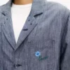 Giacca da lavoro leggera “Kenzo Tulip” in cotone e lino Giacca da lavoro leggera “Kenzo Tulip” in cotone e lino