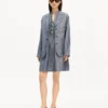 Giacca da lavoro leggera “Kenzo Tulip” in denim misto lino lavato Giacca da lavoro leggera “Kenzo Tulip” in denim misto lino lavato