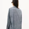 Giacca da lavoro leggera “Kenzo Tulip” in denim misto lino lavato Giacca da lavoro leggera “Kenzo Tulip” in denim misto lino lavato