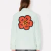 Giacca da lavoro ricamata “Boke Flower” in denim giapponese Giacca da lavoro ricamata “Boke Flower” in denim giapponese