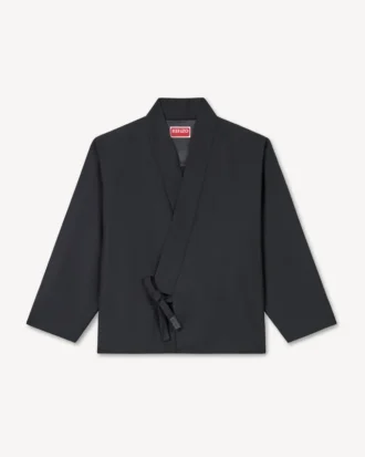 Giacca kimono in lana vergine