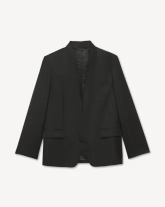 Giacca kimono in lana vergine