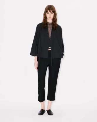 Giacca kimono in lana vergine