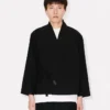 Giacca kimono in lana vergine Giacca kimono in lana vergine