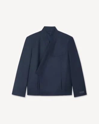 Giacca kimono “Kenzo Weave” in jacquard di lana Giacca kimono “Kenzo Weave” in jacquard di lana