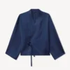 Giacca kimono leggera in lana vergine Giacca kimono leggera in lana vergine