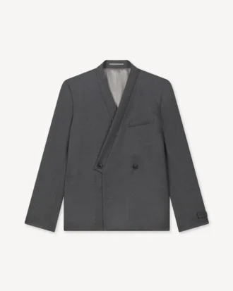 Giacca kimono sartoriale dal taglio aderente “Kenzo Weave” in jacquard di lana