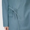 Giacca kimono sartoriale doppiopetto in lana vergine Giacca kimono sartoriale doppiopetto in lana vergine