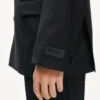 Giacca kimono sartoriale doppiopetto in lana vergine Giacca kimono sartoriale doppiopetto in lana vergine