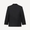 Giacca kimono sartoriale doppiopetto in lana vergine Giacca kimono sartoriale doppiopetto in lana vergine