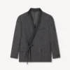 Giacca kimono sartoriale doppiopetto Kenzo Stripes Giacca kimono sartoriale doppiopetto Kenzo Stripes