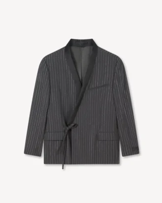 Giacca kimono sartoriale doppiopetto Kenzo Stripes