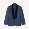 Giacca sartoriale con revers a scialle in lana vergine Slik Giacca sartoriale con revers a scialle in lana vergine Slik