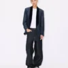 Giacca sartoriale con revers a scialle in lana vergine Slik Giacca sartoriale con revers a scialle in lana vergine Slik
