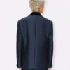 Giacca sartoriale con revers a scialle in lana vergine Slik Giacca sartoriale con revers a scialle in lana vergine Slik