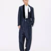 Giacca sartoriale con revers a scialle in lana vergine Slik Giacca sartoriale con revers a scialle in lana vergine Slik