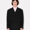 Giacca sartoriale stile kimono “Kenzo Weave” in jacquard di lana Giacca sartoriale stile kimono “Kenzo Weave” in jacquard di lana