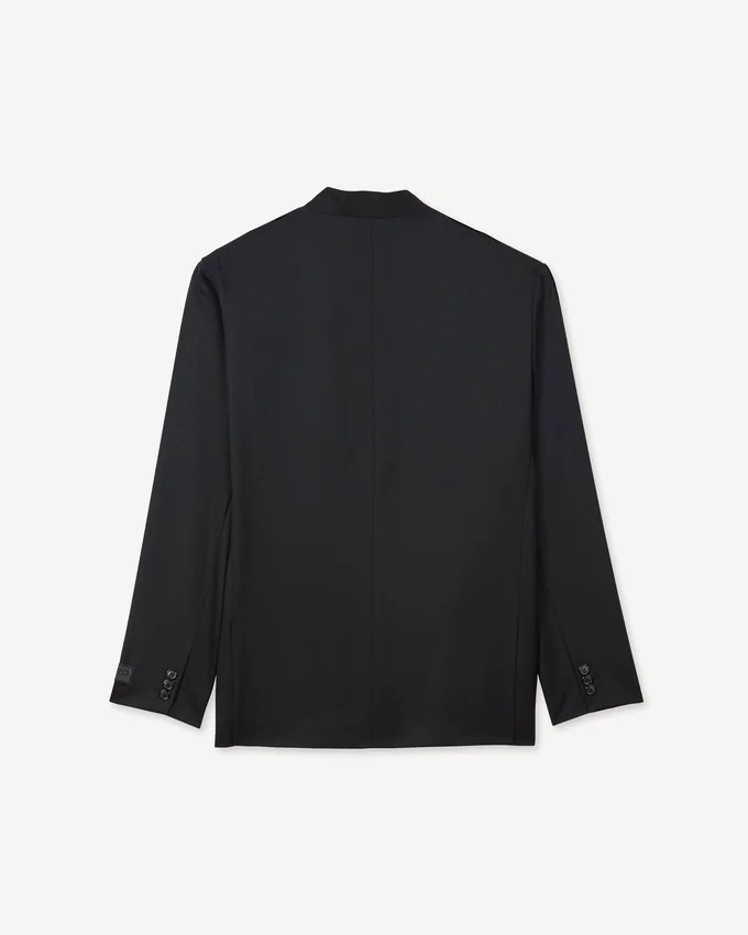 Giacca sartoriale stile kimono “Kenzo Weave” in jacquard di lana Giacca sartoriale stile kimono “Kenzo Weave” in jacquard di lana