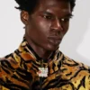 Giacca sportiva “Kenzo Tiger” in jacquard di velluto Giacca sportiva “Kenzo Tiger” in jacquard di velluto