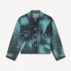Giacca Trucker ‘Boke Flower’ in denim giapponese Giacca Trucker ‘Boke Flower’ in denim giapponese
