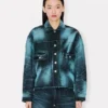 Giacca Trucker ‘Boke Flower’ in denim giapponese Giacca Trucker ‘Boke Flower’ in denim giapponese