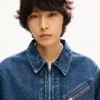Giacca utility unisex “Kenzo Signature” in denim giapponese Giacca utility unisex “Kenzo Signature” in denim giapponese